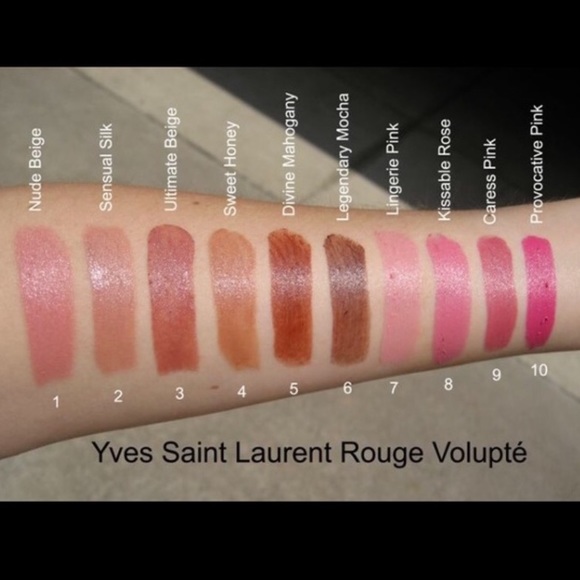 9 Caress Pink YSL Rouge Volupte Discontinued Lip - Picture 7 of 13